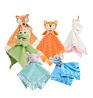 Type Animal Head Plush Security Baby Blanket Cartoon Baby Comforter Blanket