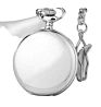 Antique Silver Japan Movt Quartz Pocket Watch