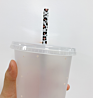 Manufacture Reusable 7 Inch Leopard Grain Straws Plastic Drinking Water