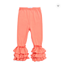 Solid Color Candy Colors Leggings Soft Cotton Girls Baby Icing Ruffle Pants Baby Clothes Pants