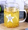 Heat-Resistant Tea Set Glass Breakfast Cup 300Ml 500Ml 16Oz 450Ml Milk Single-Wall Straight Glass Mug