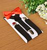 Kids Braces Bowtie Sets Adjustable Suspenders and Bow Tie Gift for Boys Girls