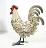 Better Metal Garden Rooster Ornaments Outdoor Decoration Iron Crafts Rooster Sculpture Stand