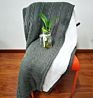 Promotional Price in Stock Fast Delivery Soft Cable Knit Sherpa Blanket
