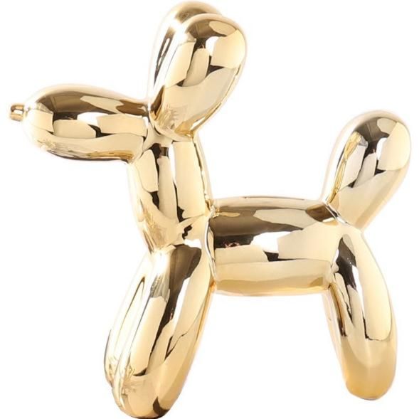 Ceramic Piggy Bank Balloon Shape Animal Piggy Bank Dog Piggy Bank
