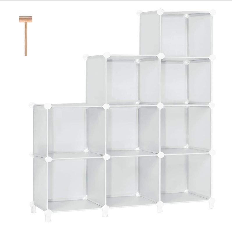 Bedroom Dust-Proof Storage Bookcase Plastic Simple Wardrobe Storage Artifact Shelf Household Single