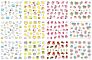 Black Cat Sponge Bob Snoopy Kitty Monkey Nail Art Water Transfer Stickers Cartoon Sliders Decorations Manicure Foil Wraps Decals