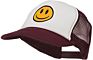 Customised Embroidered Foam Mesh Back Ball Cap Child Happy Face Baseball Hats Kid Smile Face Trucker Hat