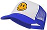 Customised Embroidered Foam Mesh Back Ball Cap Child Happy Face Baseball Hats Kid Smile Face Trucker Hat