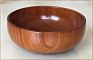 Large Unique Acacia Wood Salad Serving Bowls