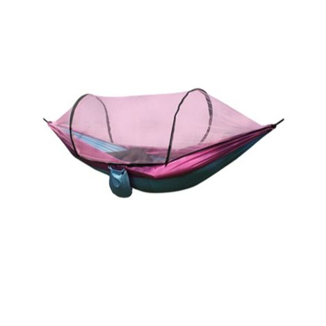 Special Design Portable Outdoor Mosquito Net Anti-Mosquito Anti-Rollover Folding Hanging Bed Sheet Person Swing Hammock