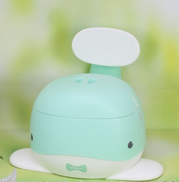 Portable Cute Design Trainer Seat Potty Chair for Training with Cover