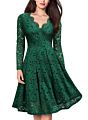 Women's One Piece Long Sleeve Casual Dress Flower Girls' Dresses