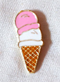 Soft enamel pin