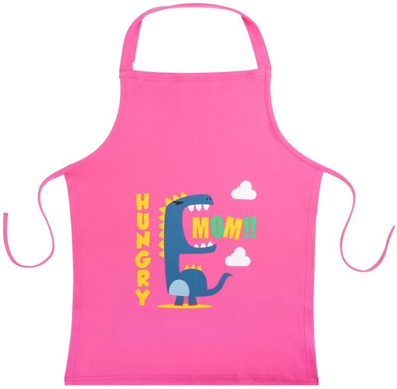 Chef Kids Apron, Durable and Washable Apron Cotton Kids Size for Kitchen Cooking Baking and Painting