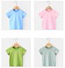 Printed Toddler Tshirt Clothing Baby Girl 100% Cotton Plain Basic T Shirt Print Designs Children Kids Girls' T-Shirts