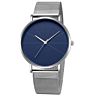 Simple Classic Black Men's Watch Quartz Watch Mesh Belt Men's Ultra-Thin Watch