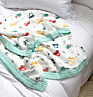 Os 100% Bamboo Fiber Organic Muslin Swaddle Blanket for Kids