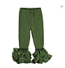 Solid Color Candy Colors Leggings Soft Cotton Girls Baby Icing Ruffle Pants Baby Clothes Pants