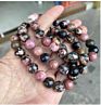 Luxury Feng Shui Rose Quartz Jade Stone Bead Bracelets Simple Men's Natural Gems Stone Healing Crystal Bracelet