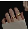 Luxury 925 Sterling Silver Snake Gold Jewelry Women Diamond Ring