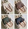 High Capacity Pu Leather Lady Tote Shopping Shoulder Handbag