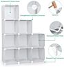 Bedroom Dust-Proof Storage Bookcase Plastic Simple Wardrobe Storage Artifact Shelf Household Single