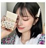 Women Hair Accessories Duck Hairpin Acrylic Acetate Resin Clear Chain Link Hair Clip for Girls