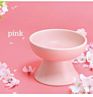 Direct of Pet Ceramic Bowl Japanese Style High Foot Neck Protection Ceramic Cat Bowl