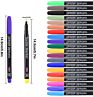 Fabric Markers Permanent No Bleed - Washable Fabric Paint Markers for T-Shirts Clothes Shoes Canvas Pillowcase, 20 Fabric Pens