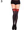 Girls Student School Socks Stockings Women Stretch Lace Bow Thigh High Socks over Knee Womens Female Long Knee Sock