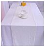 3Mm Glitter White Sequin Table Runner