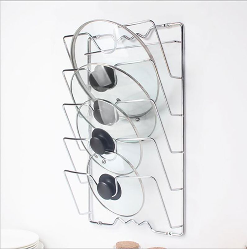 Kitchen Storage Rack Wall Mounted Type Metal Multi-Functional Shelves Storage Racks for Kitchen Organizer
