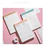 Magnetic Memo Pad Tearable Notepads Student Daily Plan Notebook A5