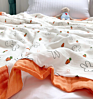 Os 100% Bamboo Fiber Organic Muslin Swaddle Blanket for Kids