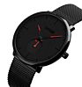 Skmei 9185 Classic Men Luxury Watches Black Stainless Steel Minimalist Male Analog Clock Waterproof Quartz Men Wrist Watch