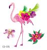 Flamingo Toy Animal Tattoo Sticker Sticker 3D Sticker Tattoo Temporary