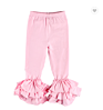 Solid Color Candy Colors Leggings Soft Cotton Girls Baby Icing Ruffle Pants Baby Clothes Pants