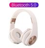 Foldable Bluetooth 5.0 Wireless Headphone with Hd Mic Headset Support Tf Card Earphone Headphone