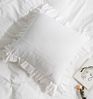Pink Pillow Shams Cases Covers with Ruffles