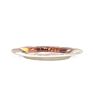 Special Design round Shape Ceramic Plate Colorful Chinese Earthenware Plates Fruit Food Salad Plates