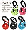 Waterproof Luxury Designer 5 Ft Climbing Large Long Reflective Nylon Rope Pet Dog Leash for Dogs with Poop Bag