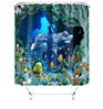 Shoes Modern 3D Digital Printing Waterproof Bathroom Shower Curtains Polyester Shower Curtain