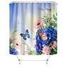 Shoes Modern 3D Digital Printing Waterproof Bathroom Shower Curtains Polyester Shower Curtain