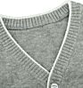 British Stylish Baby Boys V Neck Grey Color School Uniform Sweater Vest
