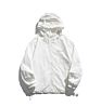 Mens Outdoor Nylon Baseball Coats Casual Windbreak Grey Black Hooded Jacket