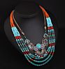 Seed Bead Choker Bib Necklace Handmade Vintage Ethnic Boho Multicolor Chains High Quanlity Necklaces Alloy Woman Support