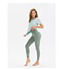 Short Sleeve Yoga Sportswear Swallowtail and Skirt T-Shirt