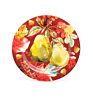 Special Design round Shape Ceramic Plate Colorful Chinese Earthenware Plates Fruit Food Salad Plates