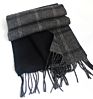 Classic Wide Plaid Casual Cashmere Wool Scarf Double-Sided Design Men's Casual Scarf